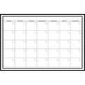 Wall Pops WallPops WPE0447 24 X 36 White Calendar Monthly Wall Decals WPE0447